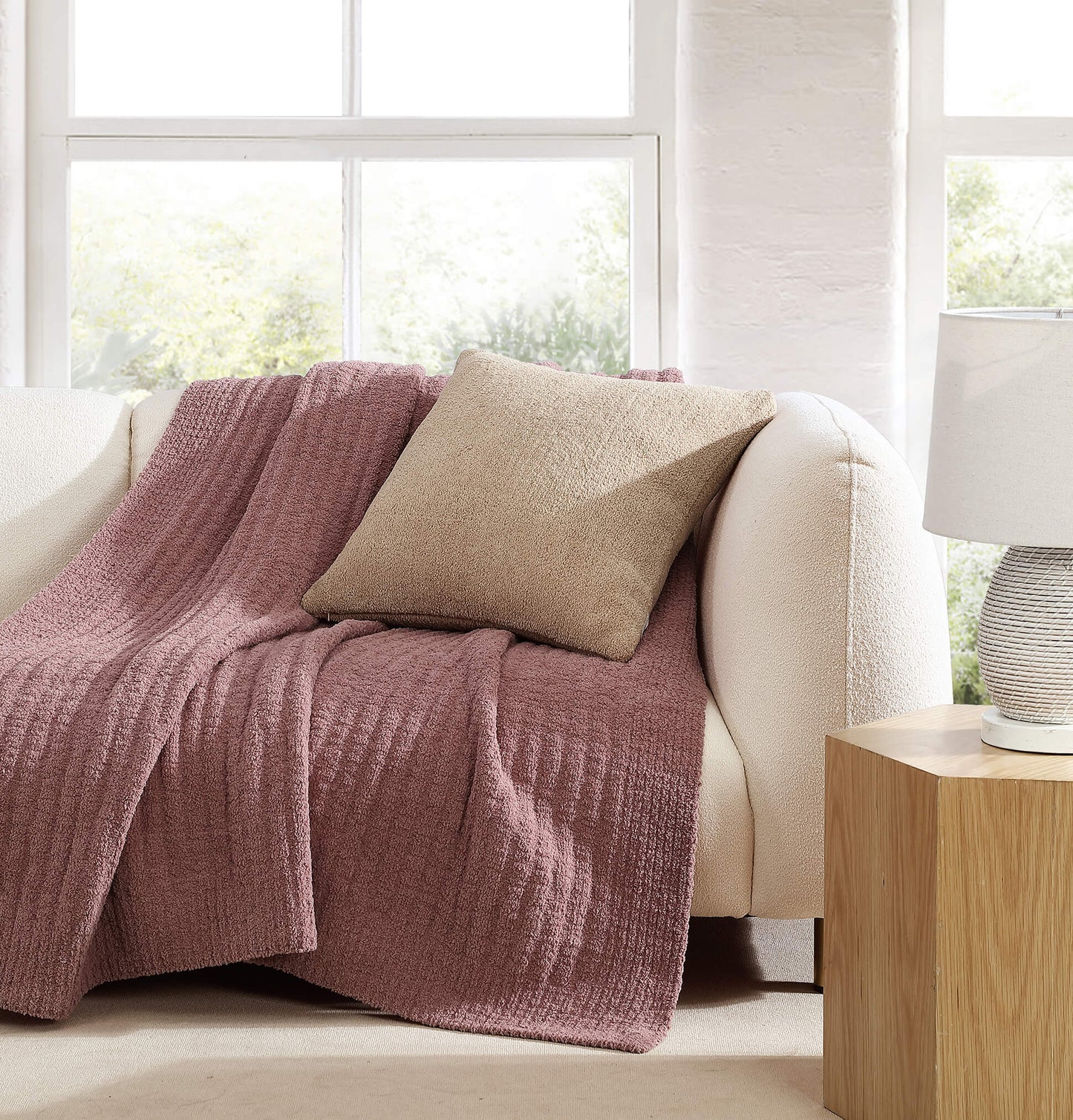 Snug Ribbed Bed Blanket