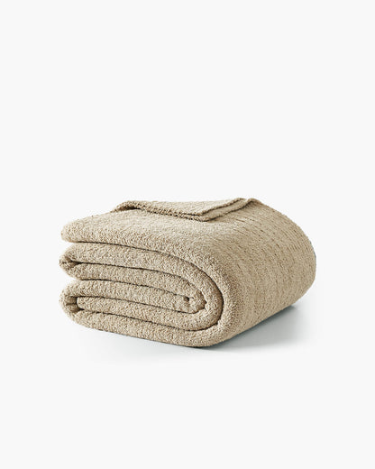 Snug Ribbed Bed Blanket