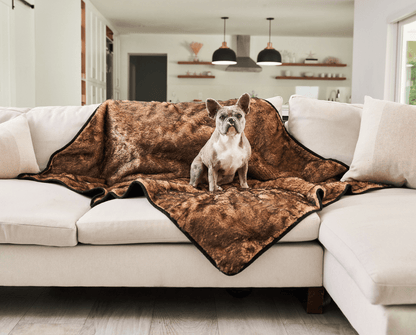 PupProtector™ Short Fur Waterproof Throw Blanket - Sable Tan